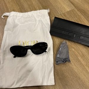Christian Dior Women's Cat Eye Sunglasses - Black